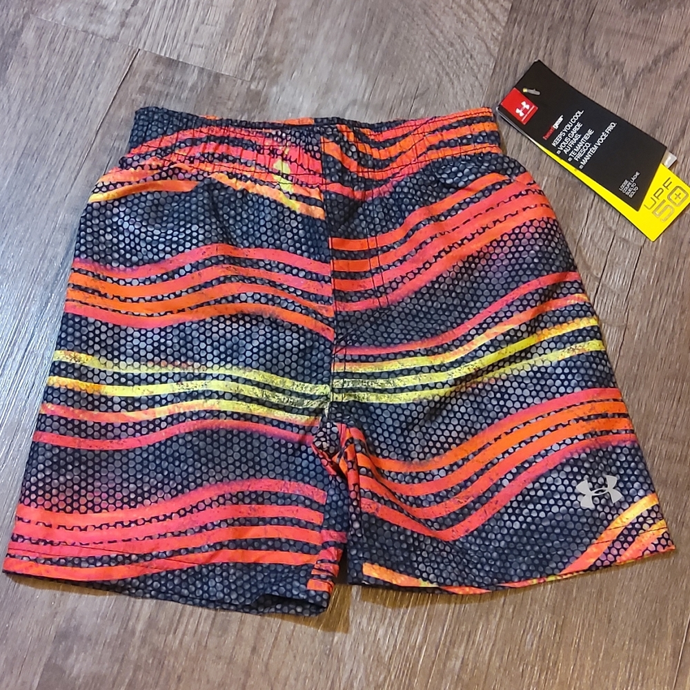UNDER ARMOUR Toddler Boy's Swim trunks NWT - 2T